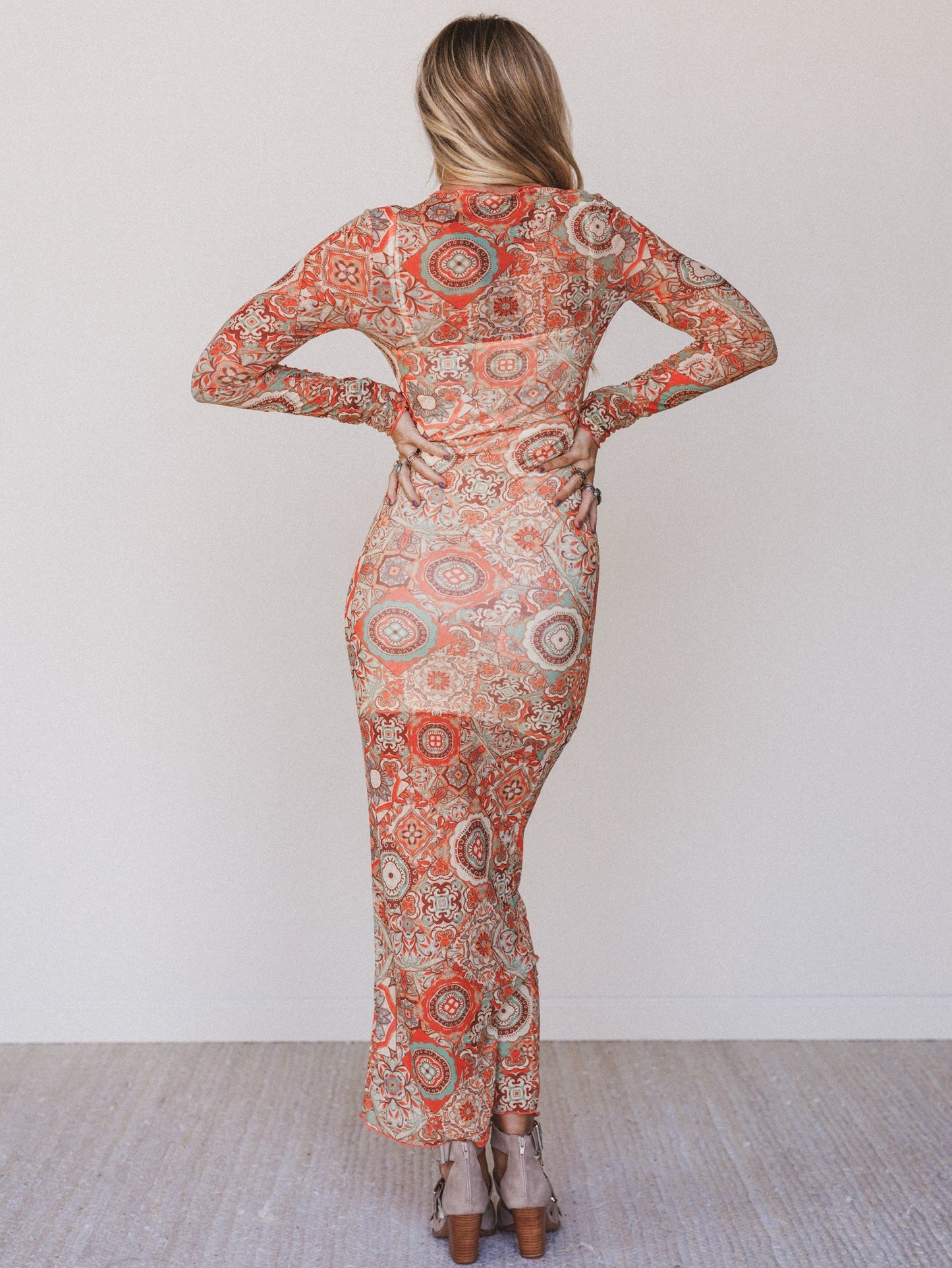 Dreamtone Maxi Dress - Orange