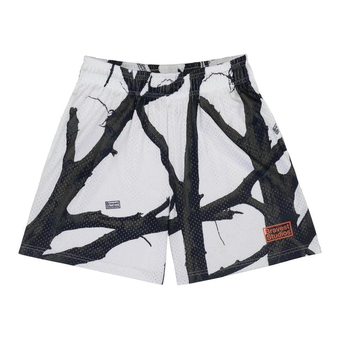Bravest Studios Tree Camo Shorts White - Supra Sneakers