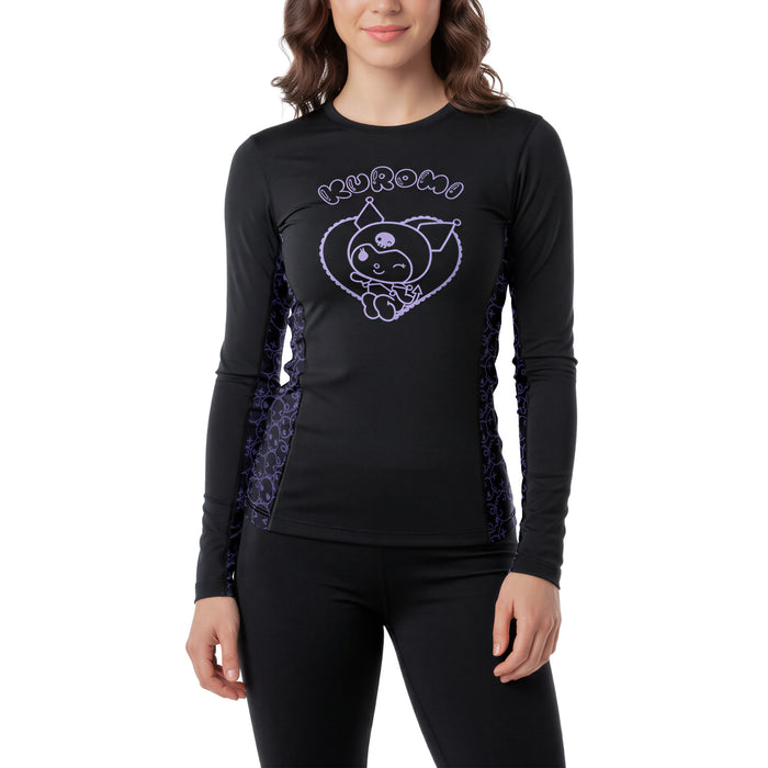 Camiseta Primera Capa Microfibra Kuromi Mujer C2