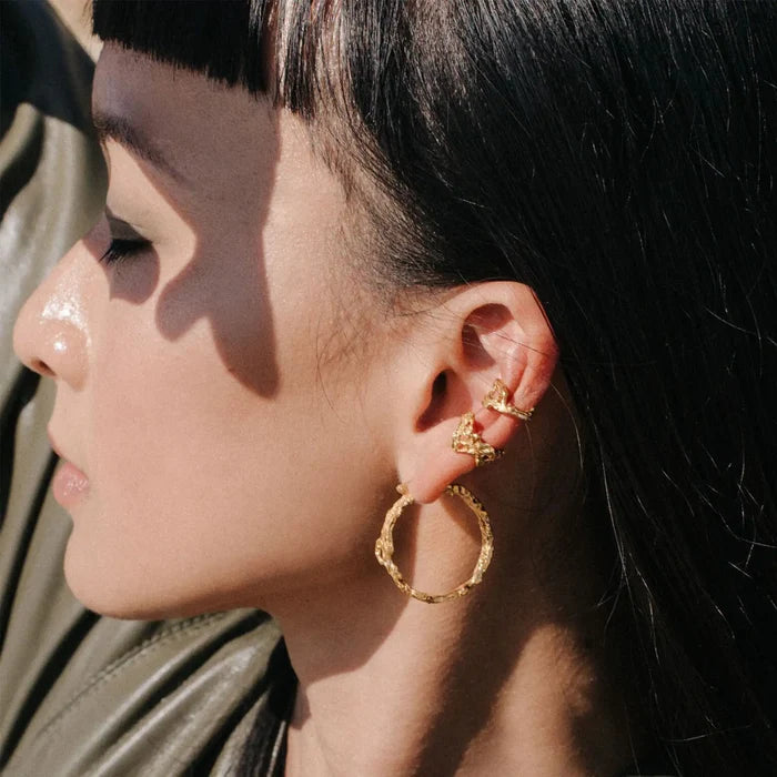 Loveness Lee Hatiora Cuff, Model, Gold Plated