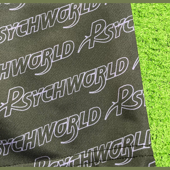 Psychworld Black Shorts Purple Logos, Shorts - Supra Sneakers