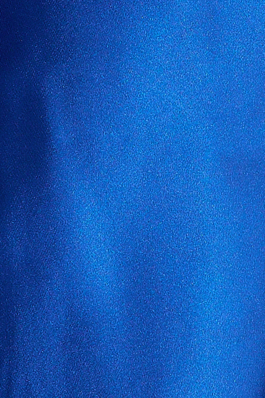 Sale-Dress Luxe Arrival Satin Mini Dress Cobalt Blue