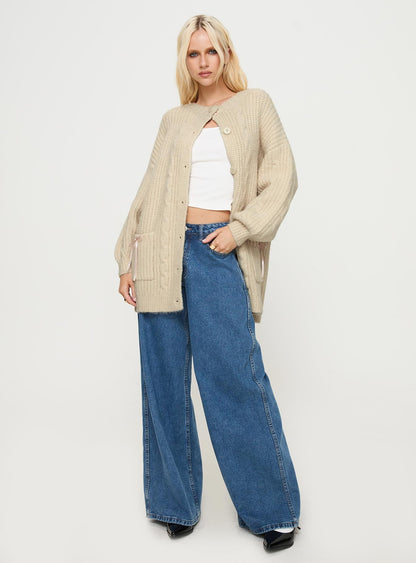 Cameliah Knit Cardigan Cream