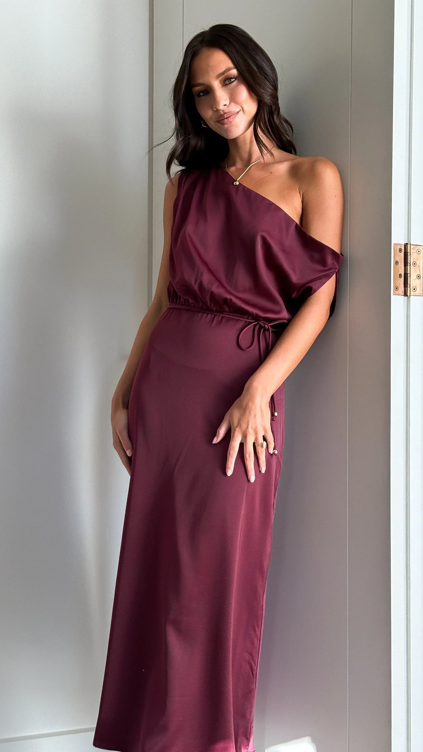 Prudence Maxi Dress - Wine