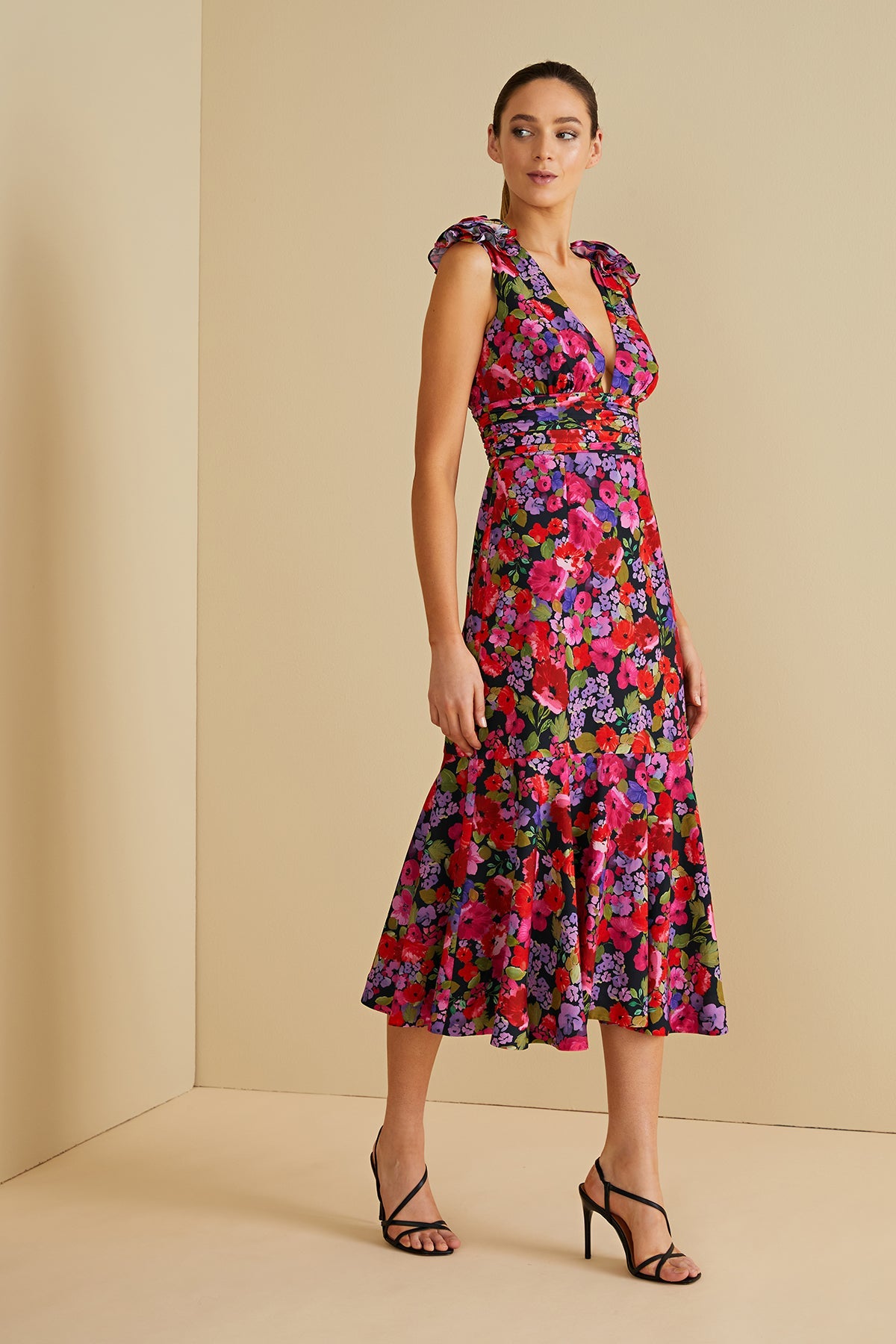 Sorena Deep V Dress