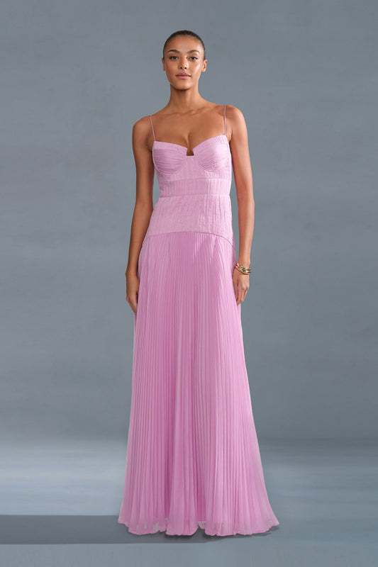 Saylor Pleated Gown