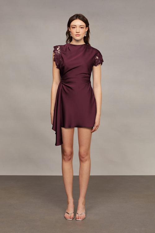 Zina Ruched Mini Dress