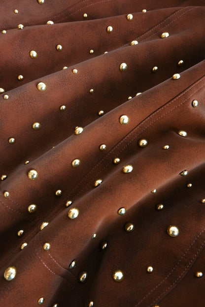 Kenny Suede Studded Midi
