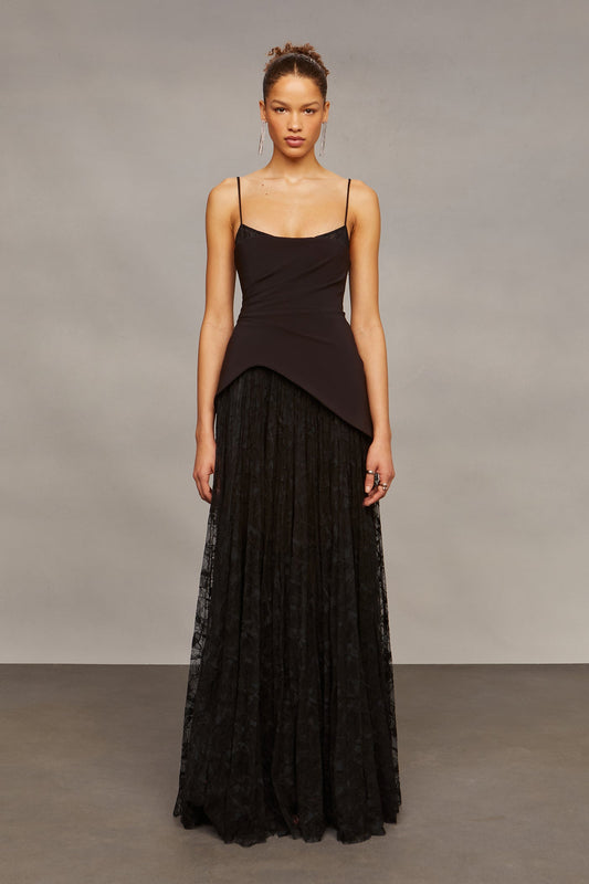 Leighton Pleated Gown