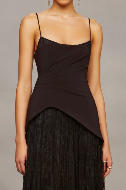 Leighton Pleated Gown
