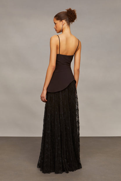 Leighton Pleated Gown