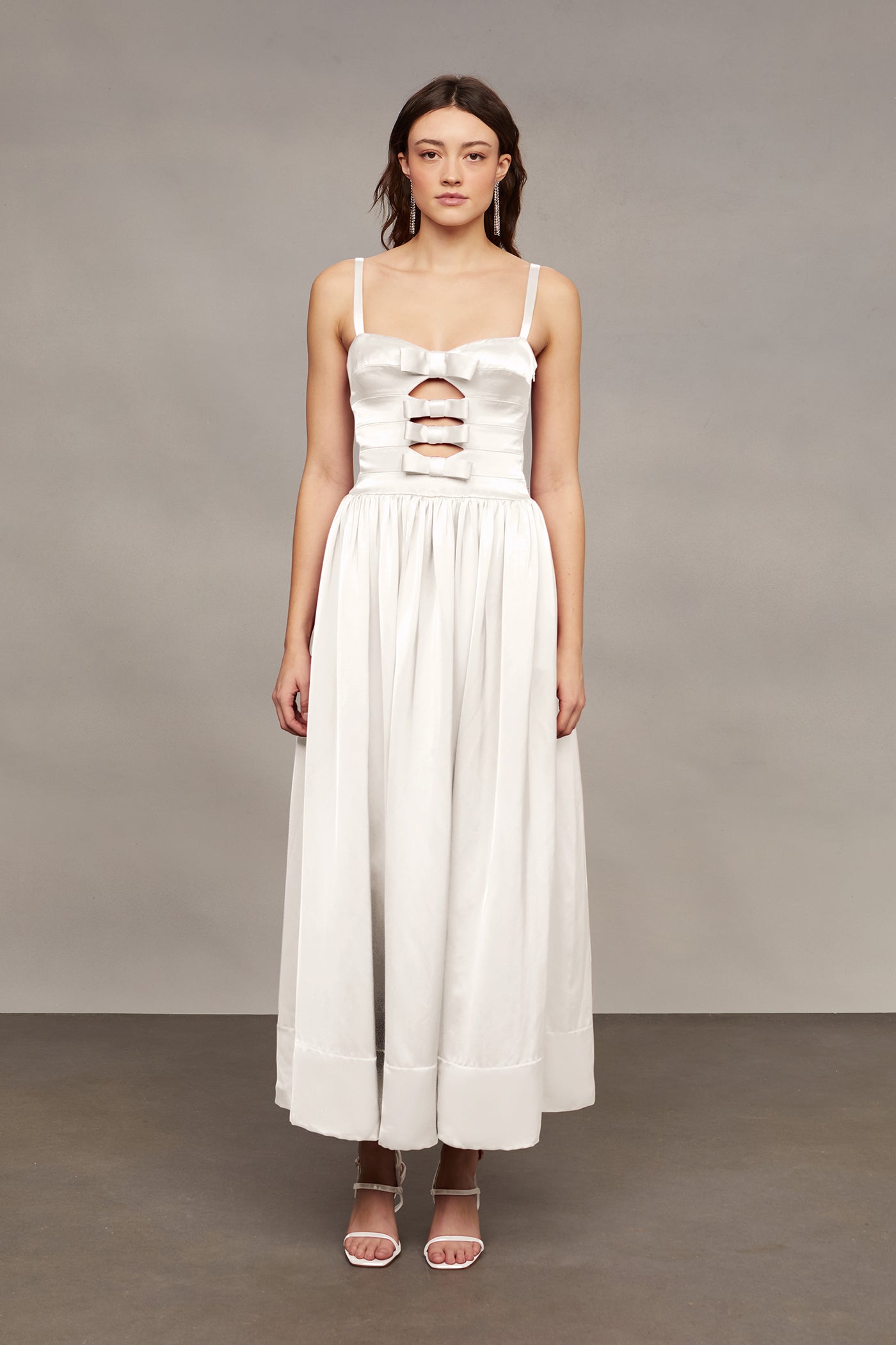 Lima Slashed Midi Dress