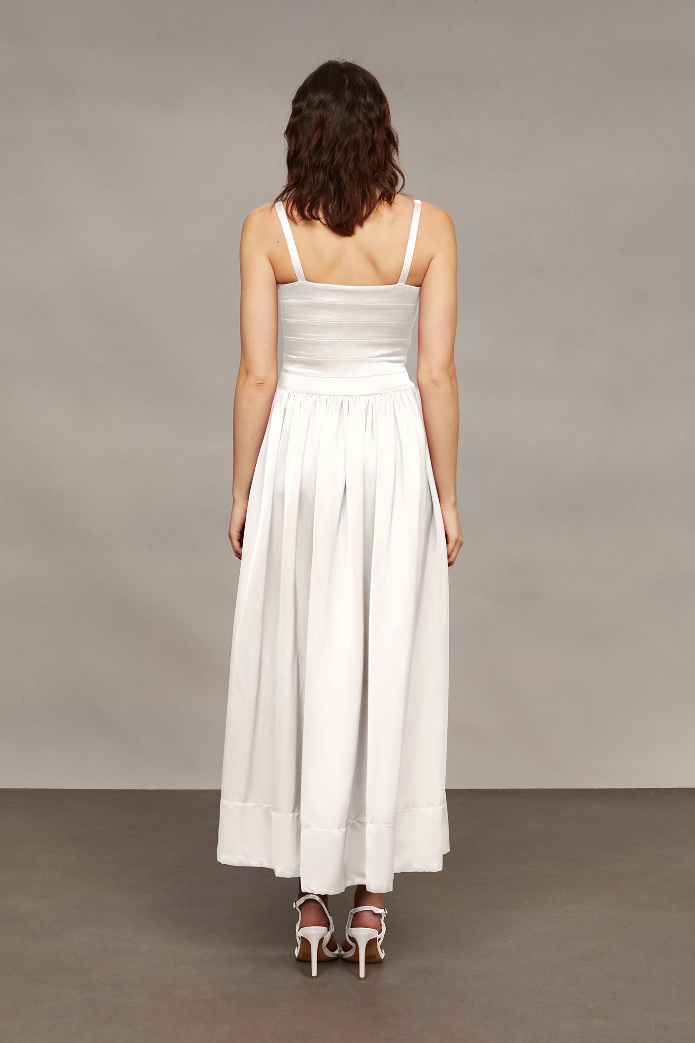 Lima Slashed Midi Dress