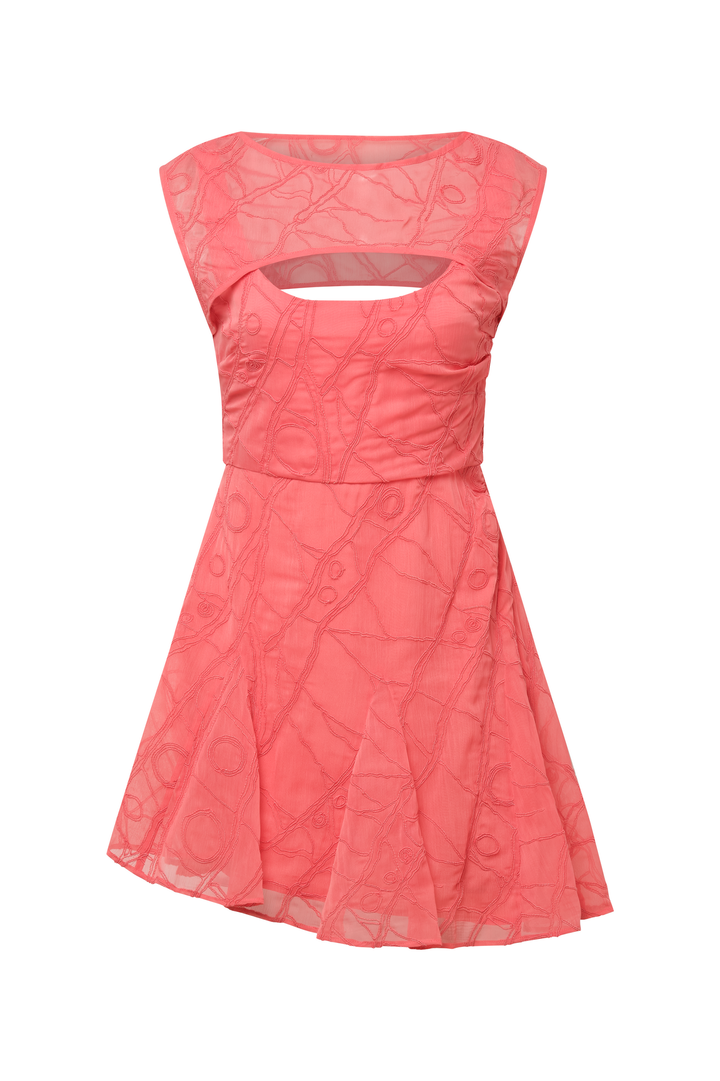 Quartz Asymmetrical Mini Dress