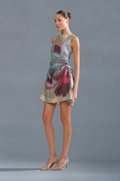 Waverlyn Ruched Mini Dress