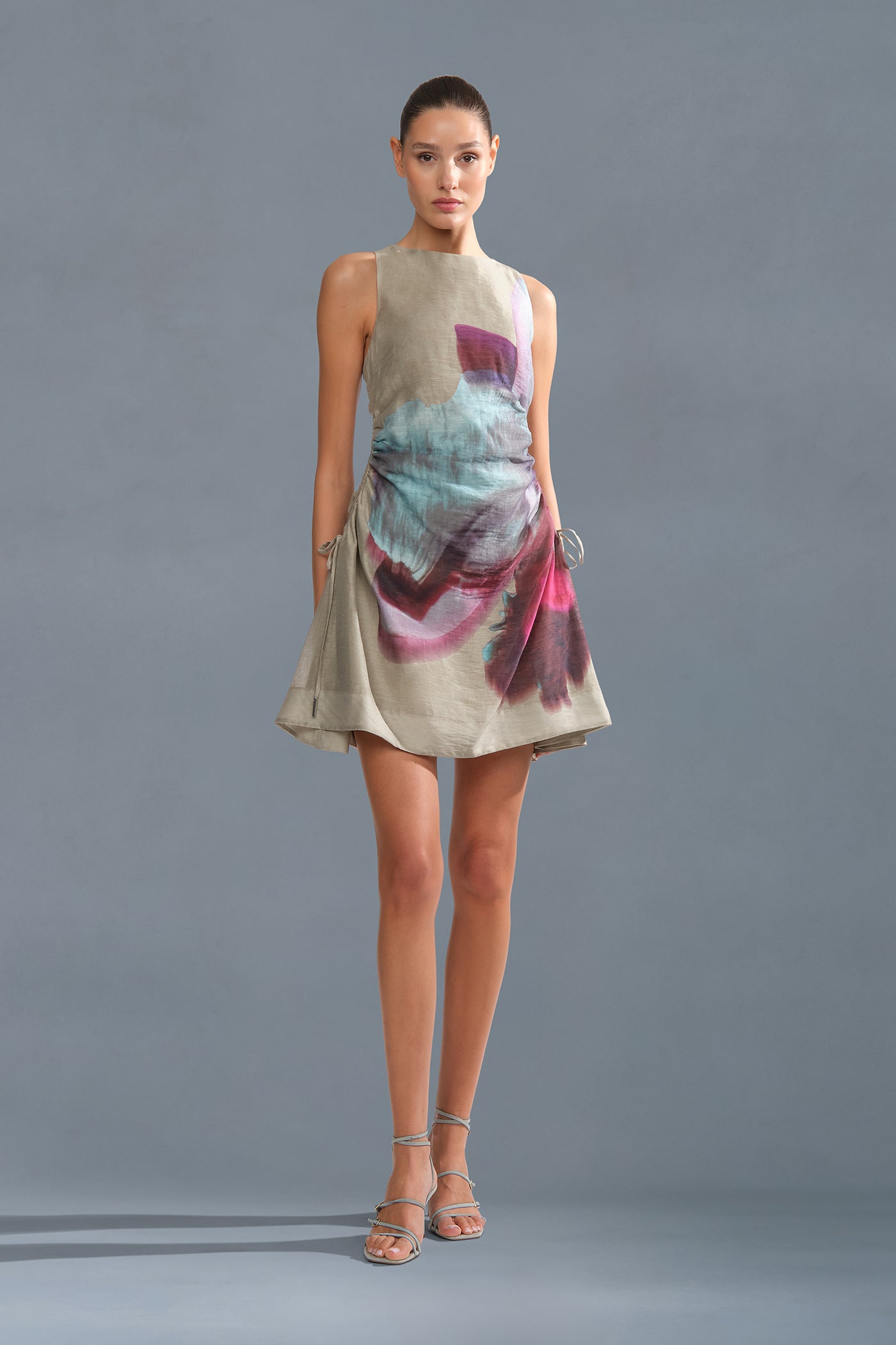 Waverlyn Ruched Mini Dress