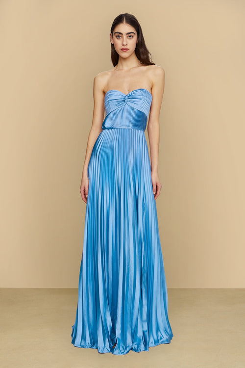 Stef Pleated Gown