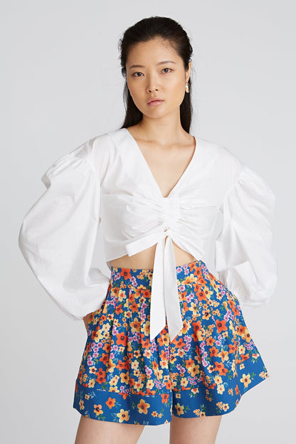 Laurel Balloon Sleeve Blouse