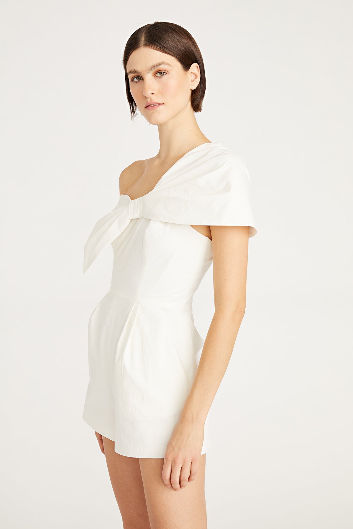 Kye Bow Shoulder Romper