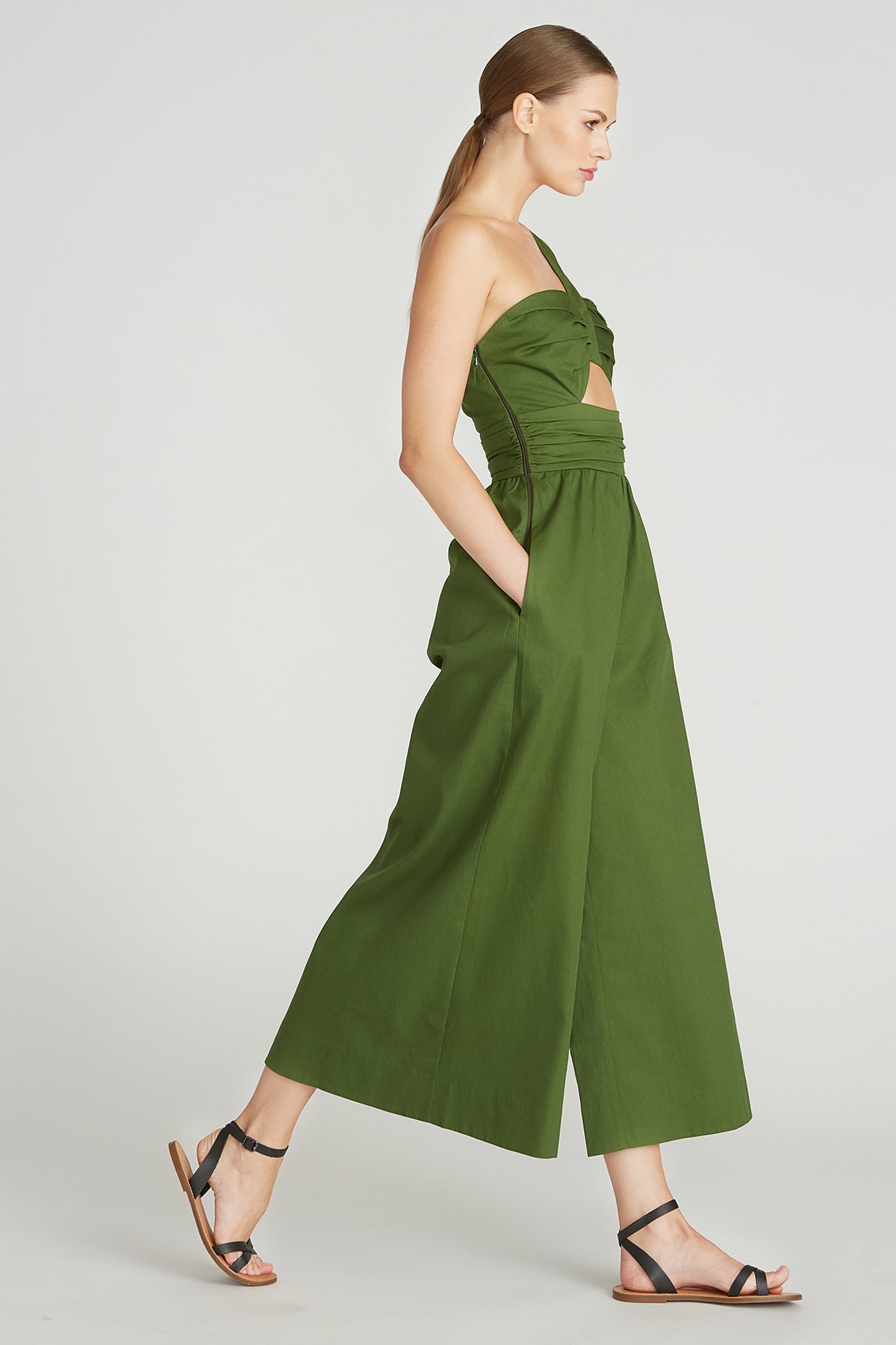 Parris One Shoulder Jumpsuit