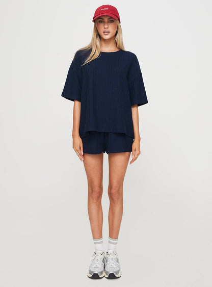 Cammie Knit Set Navy