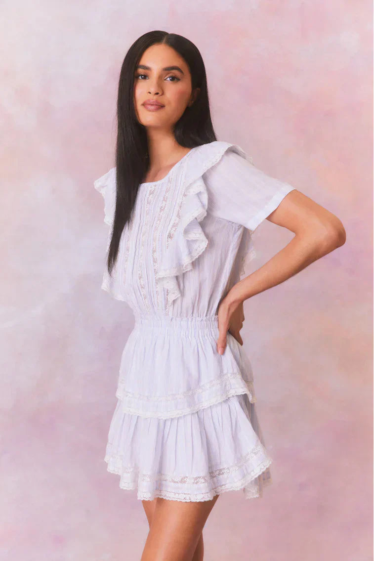Natasha Stripe Cotton Mini Dress