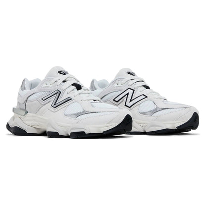 New Balance 9060 White Black Metallic Silver sneakers — style U9060JRB — photo 2 of 5