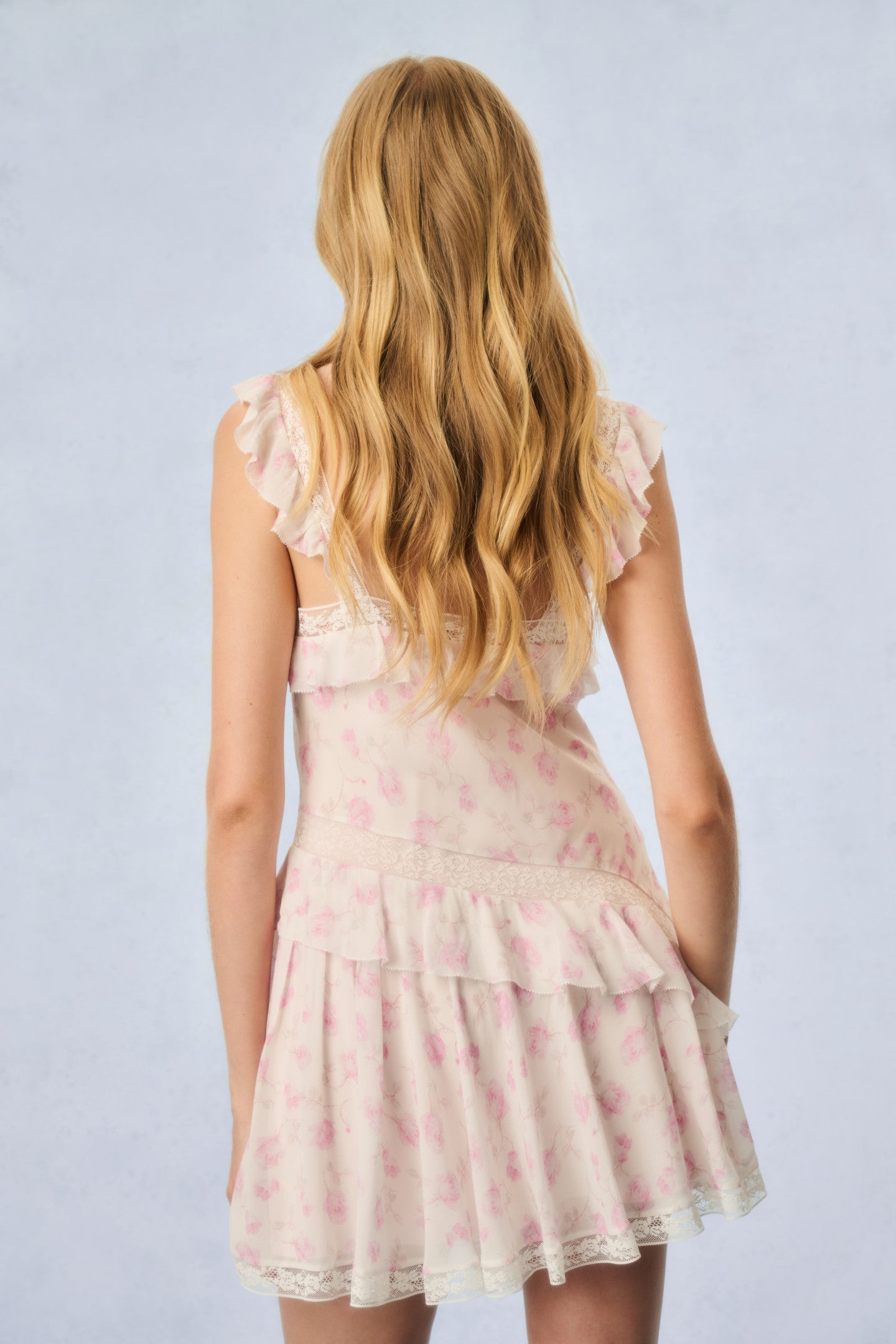 Serima Fragrance Print Mini Dress