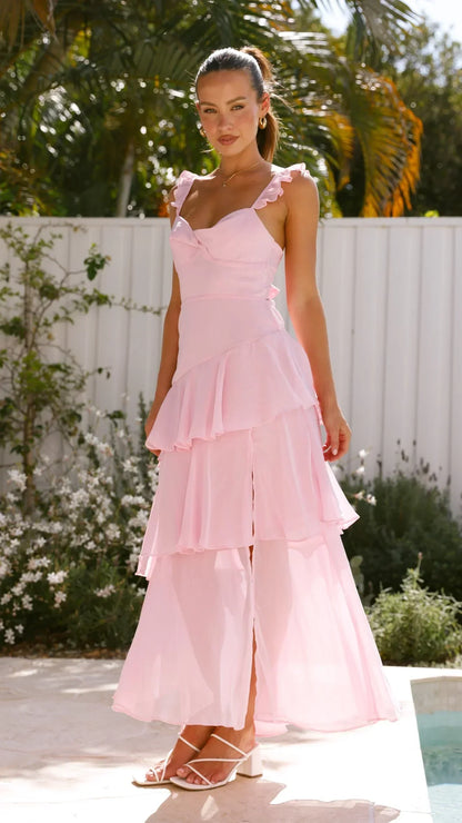 Achelle Maxi Dress - Pink