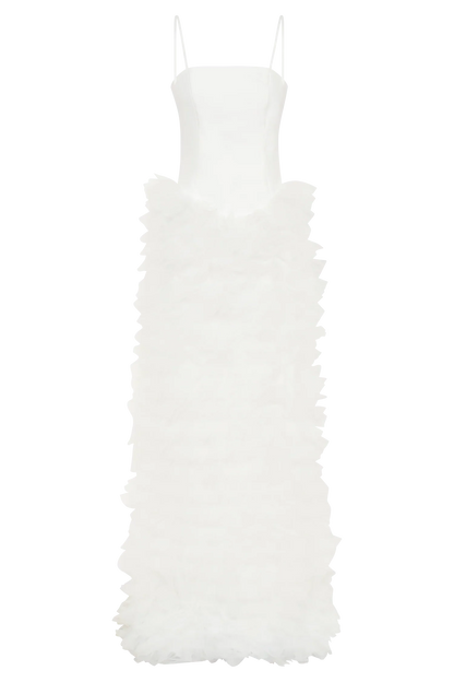 Magnolia Tiered Ruffle Maxi Dress - Ivory