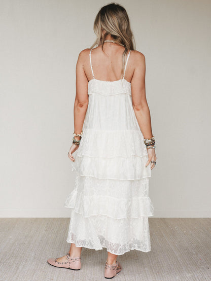 Poems And Stories Dress - Ecru