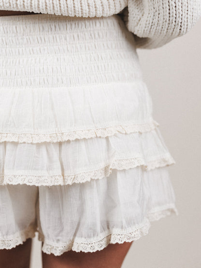 Prairie Solstice Shorts - Ivory