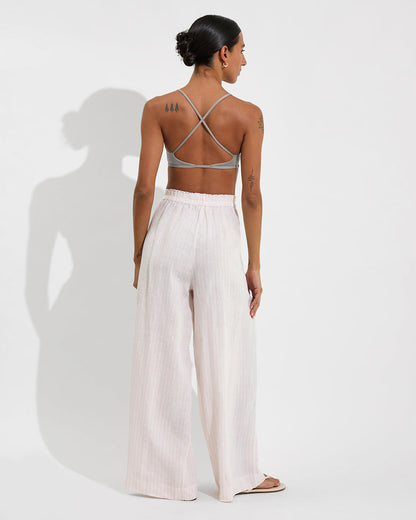 Coastal Pant - Bungalow Stripe: Delight / Coconut