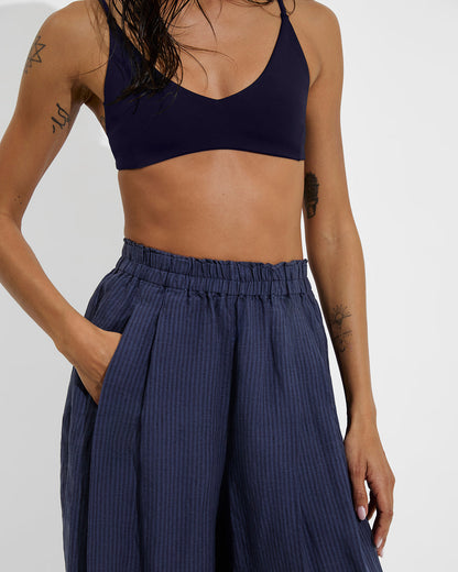 Coastal Pant - Lagoon Stripe: Varsity / Sprint