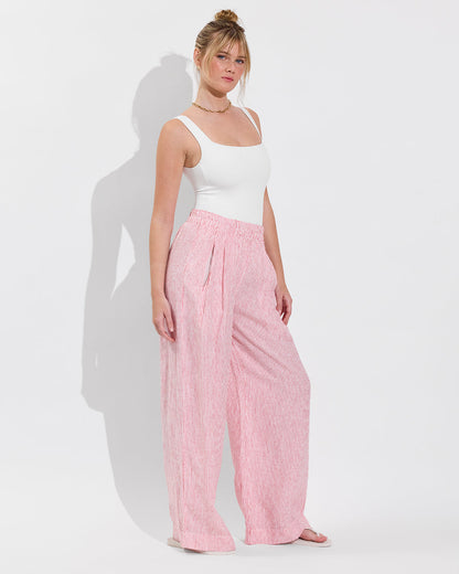 Coastal Pant - Coastal Stripe: Sweet Chili Heat / Coconut