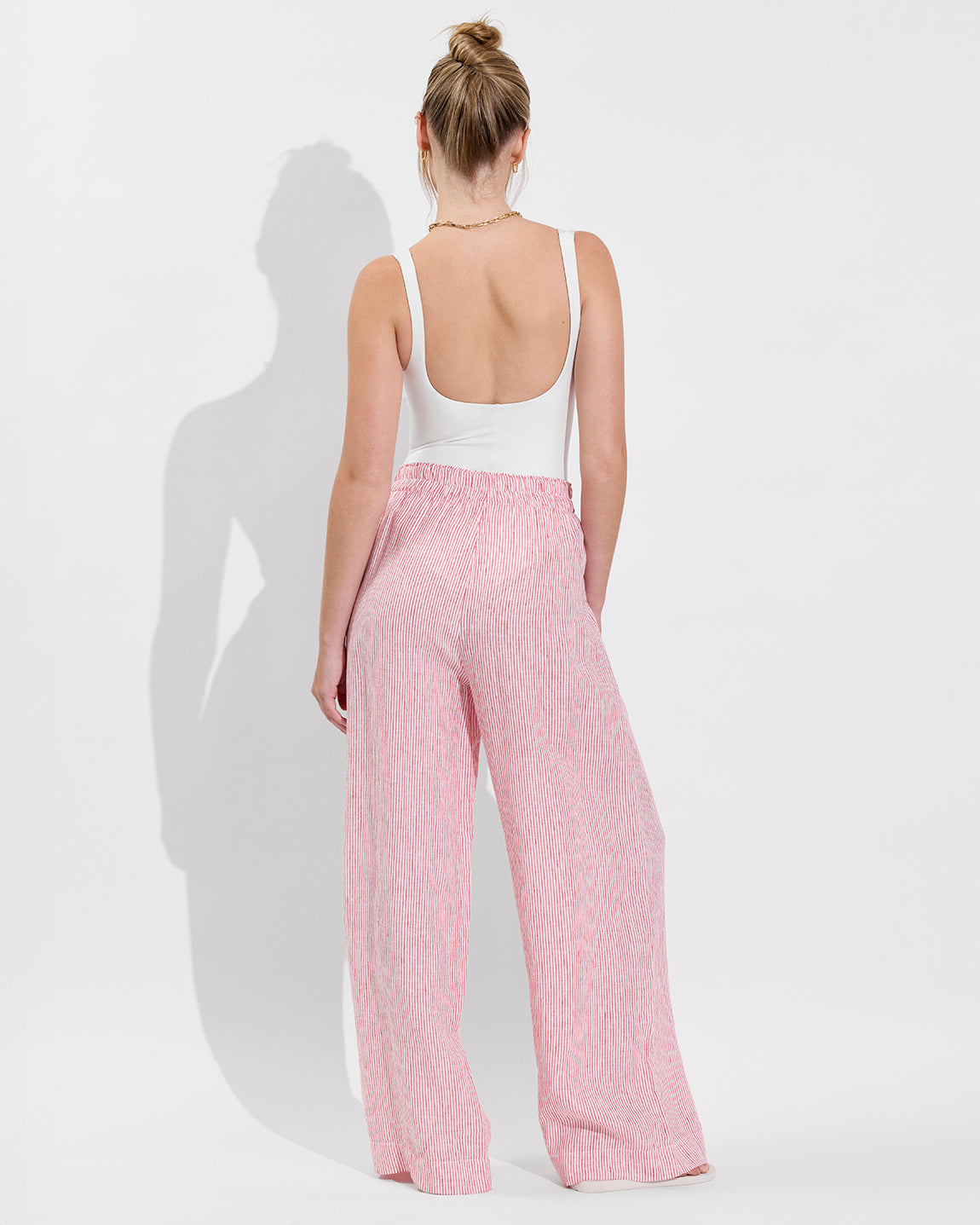 Coastal Pant - Coastal Stripe: Sweet Chili Heat / Coconut