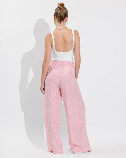 Coastal Pant - Coastal Stripe: Sweet Chili Heat / Coconut