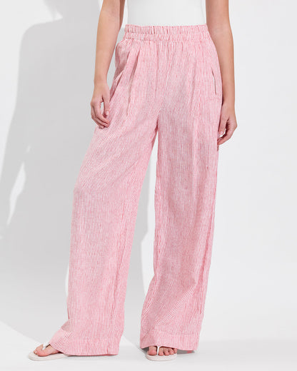 Coastal Pant - Coastal Stripe: Sweet Chili Heat / Coconut