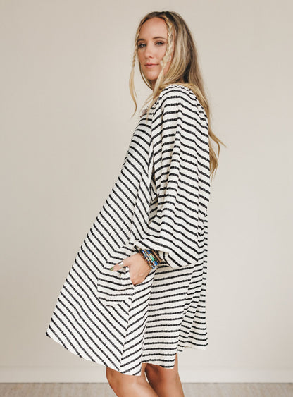 The Nest Good Feels Dress - Black Mocha