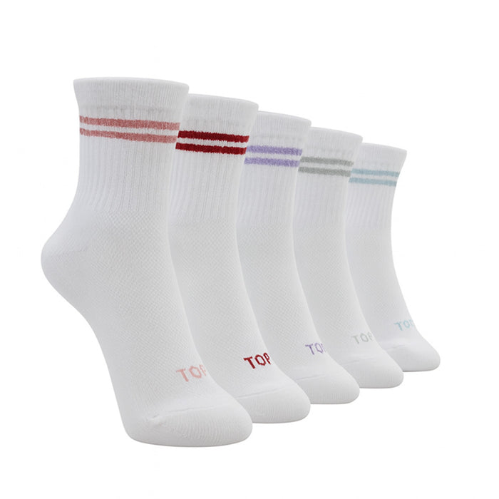 Calcetines Niña Deportivos Largos Pack 5 Con Lurex C1
