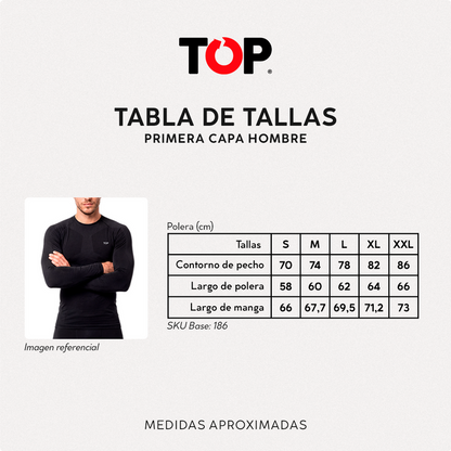 Camiseta Deportiva Primera Capa Microfibra