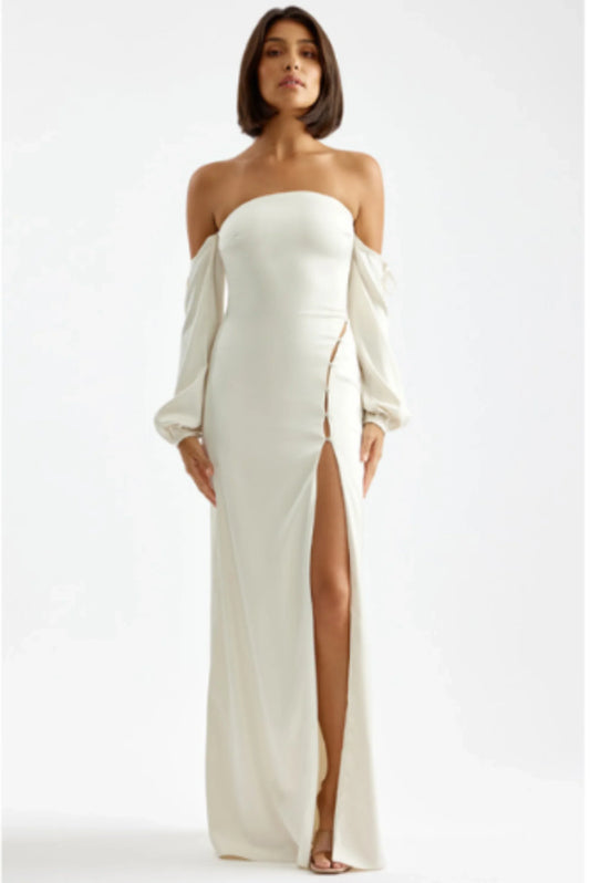 Arden Dress - Oyster
