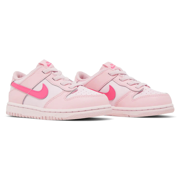 Nike Dunk Low Triple Pink (Toddler) sneakers — style DH9761-600 — photo 2 of 5