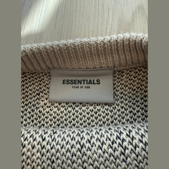 Fear of God Essentials Knit Sweater Linen Tan (Used)