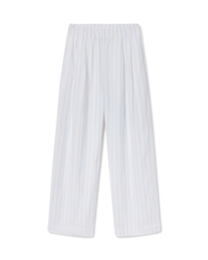 Coastal Pant - Daybreak Stripe: Blue Skies / Coconut