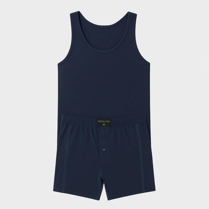 Navy Blue Cotton Set