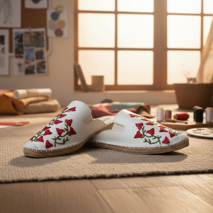 Overcast Bougainvillea Espadrille