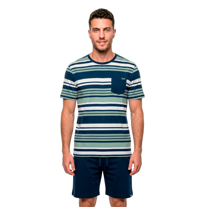 Pijama Hombre Verano Algodón C2