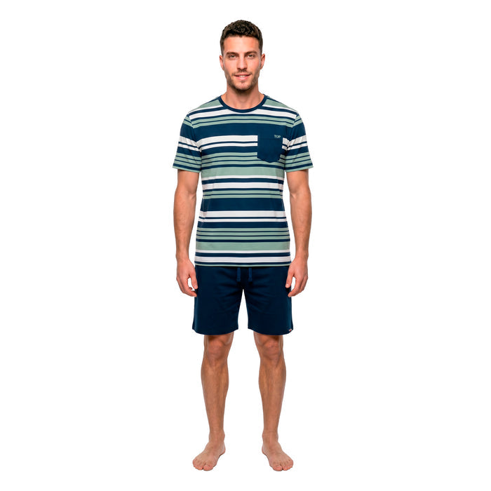 Pijama Hombre Verano Algodón C2