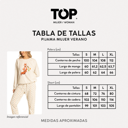 Pijama Largo Algodón Mujer Invierno My Melody C6